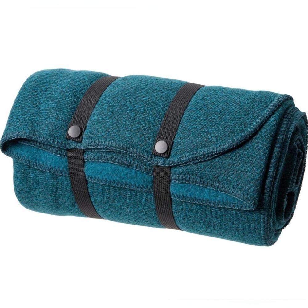SmartWool Hudson Trail Oversized Throw Blanket Merino Wool ~OCEAN ABYSS **NEW**